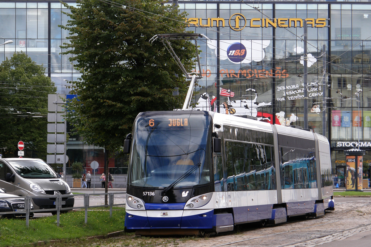 Рига, Škoda 15T ForCity Alfa Riga № 57136