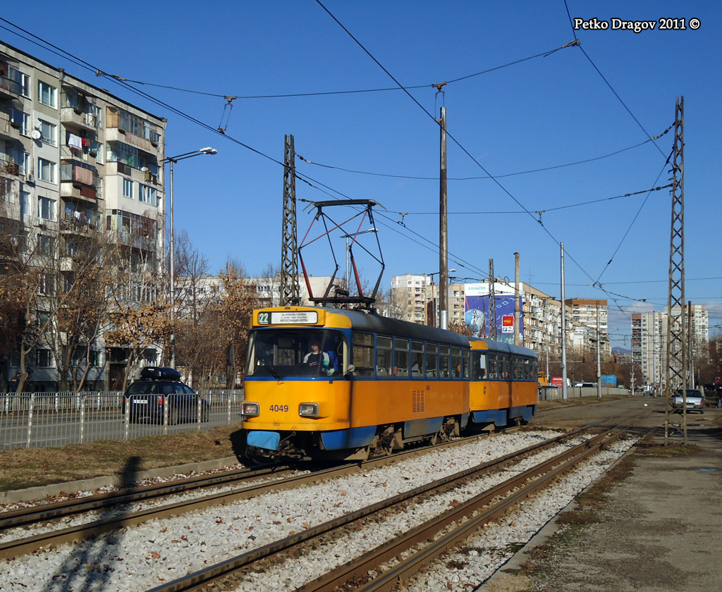 Szófia, Tatra T4D-M2 — 4049