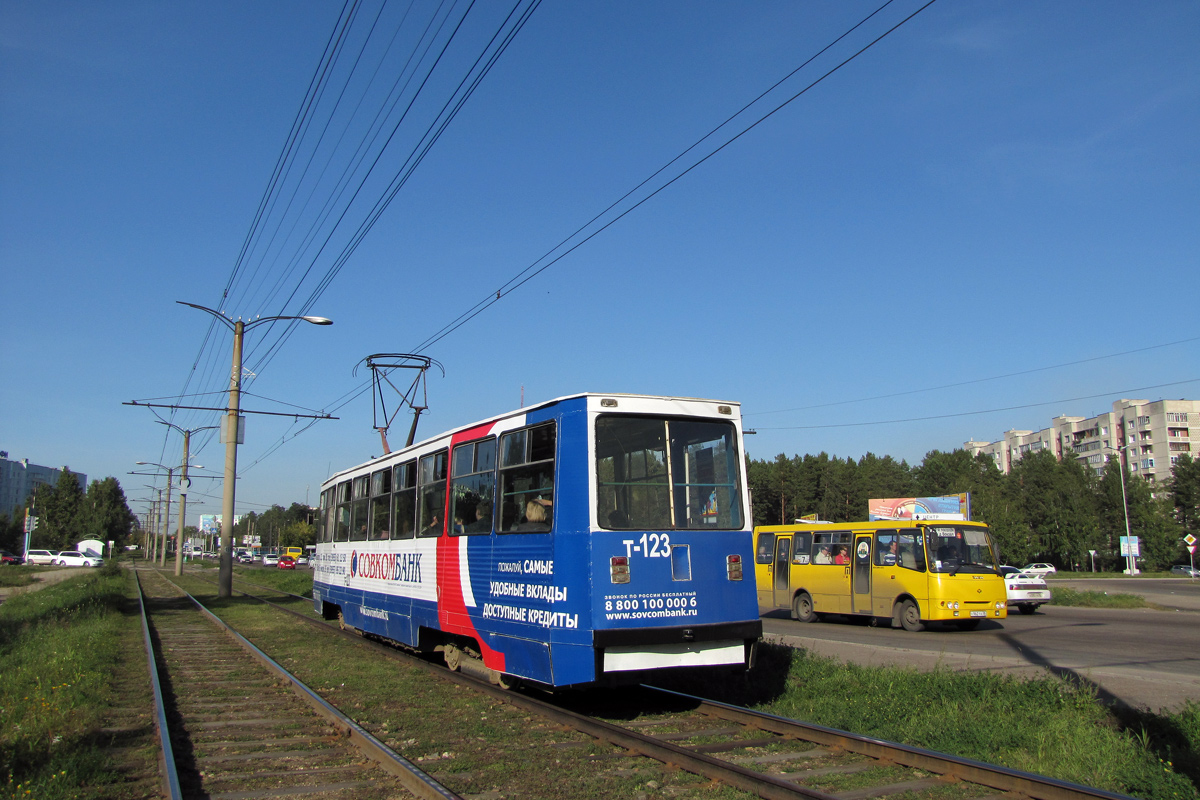 Ангарск, 71-605 (КТМ-5М3) № 123 Ангарск, 71-605 (КТМ-5М3) № 123