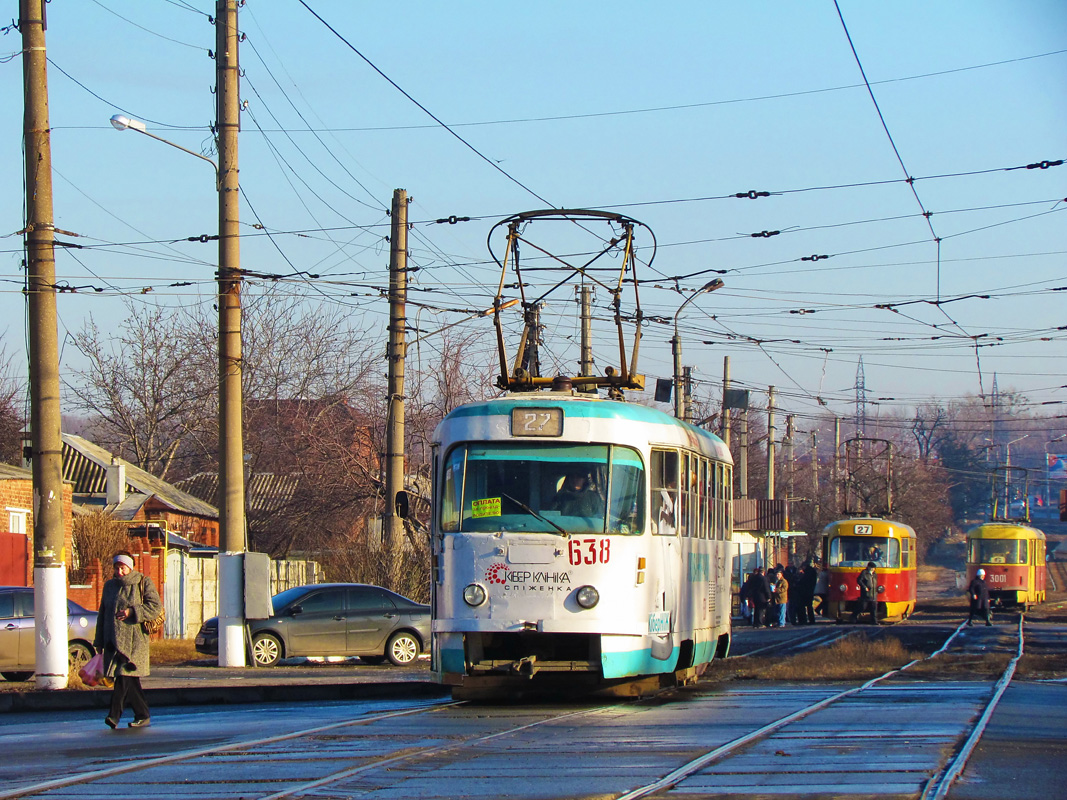Харьков, Tatra T3SU № 638