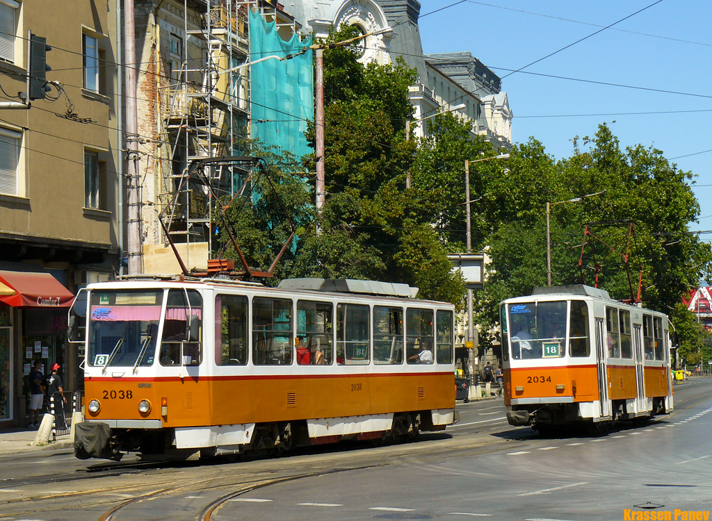 София, Tatra T6A2B № 2038