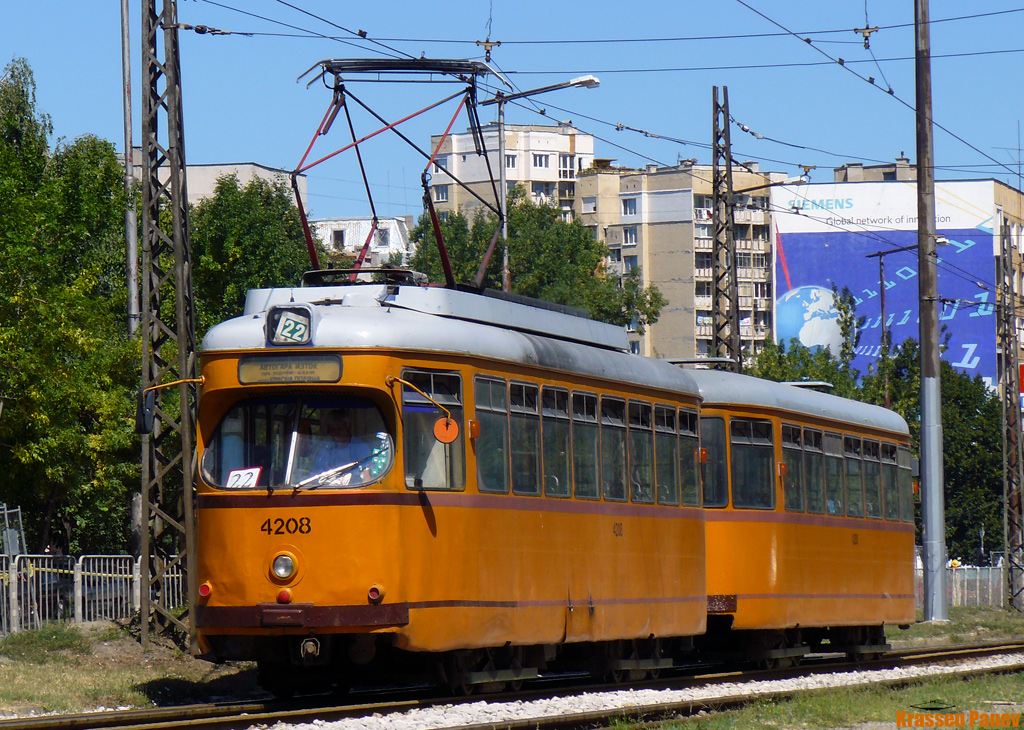 София, Duewag T4 № 4208; София, Duewag B4 № 4288 София, Duewag T4 № 4208; София, Duewag B4 № 4288