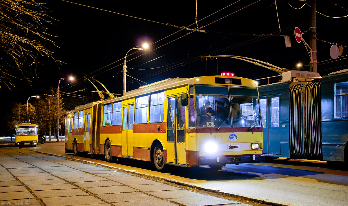 Киев, Škoda 15Tr03/6 № 477 Киев, Škoda 15Tr03/6 № 477