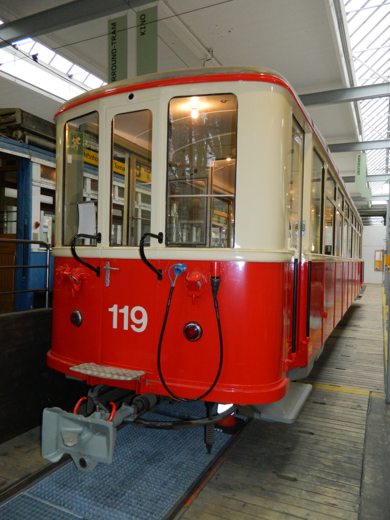 Цюрих, Четырёхосный прицепной вагон № 119