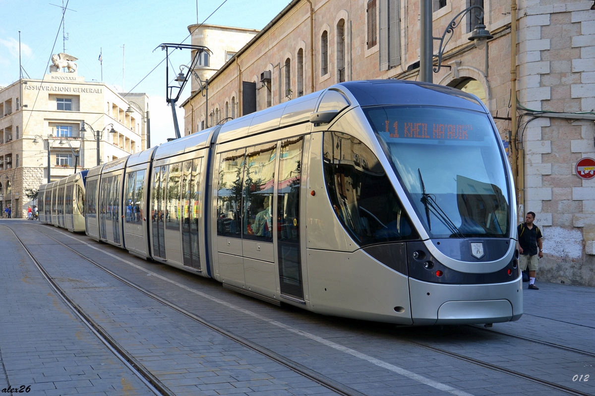 Ierusalim, Alstom Citadis 302 Nr. 12