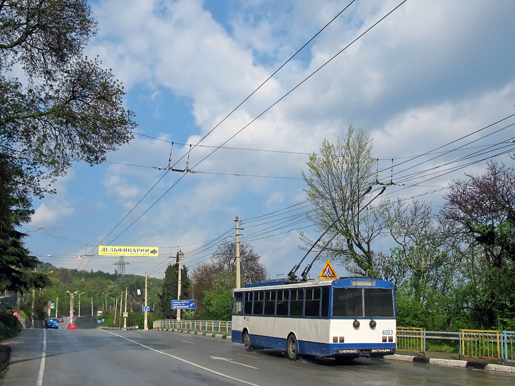 Крымский троллейбус, Škoda 14Tr02/6 № 6003