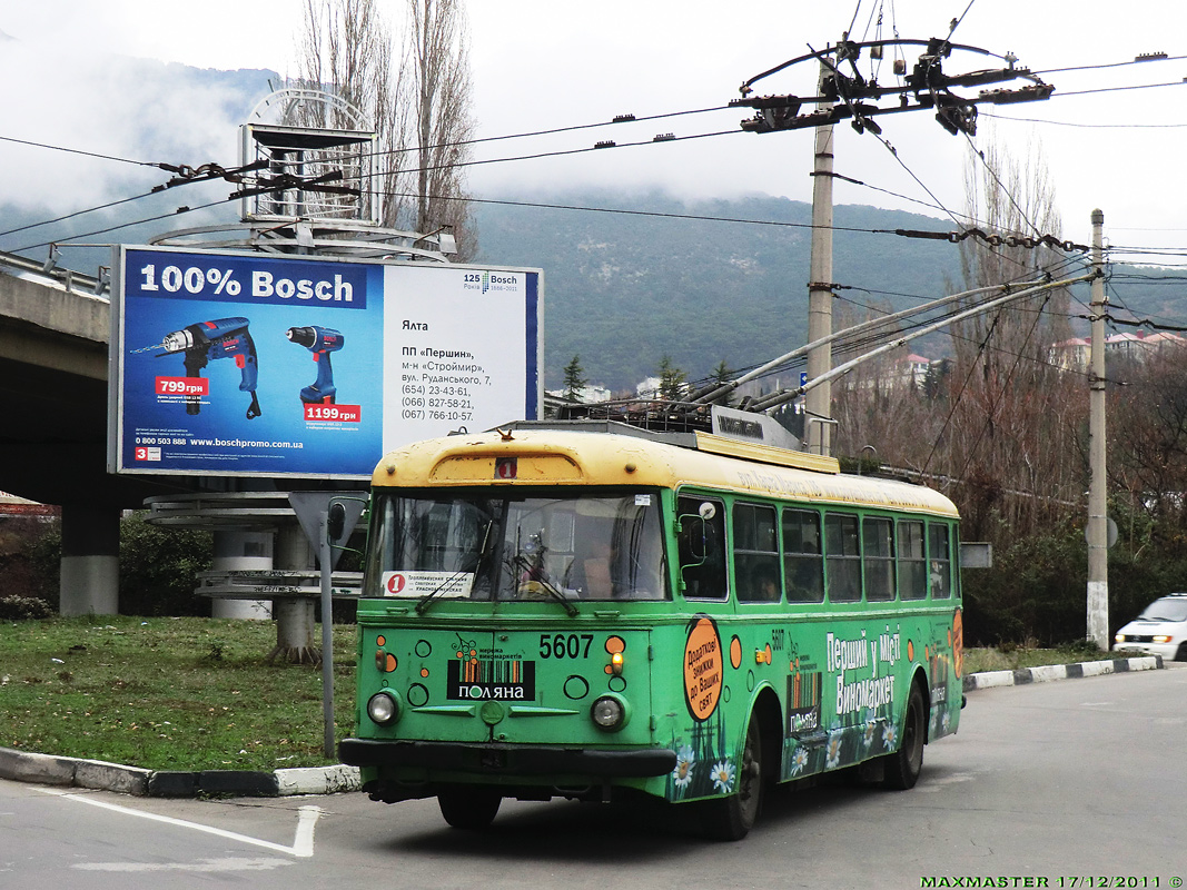 Кримски тролейбус, Škoda 9Tr24 № 5607