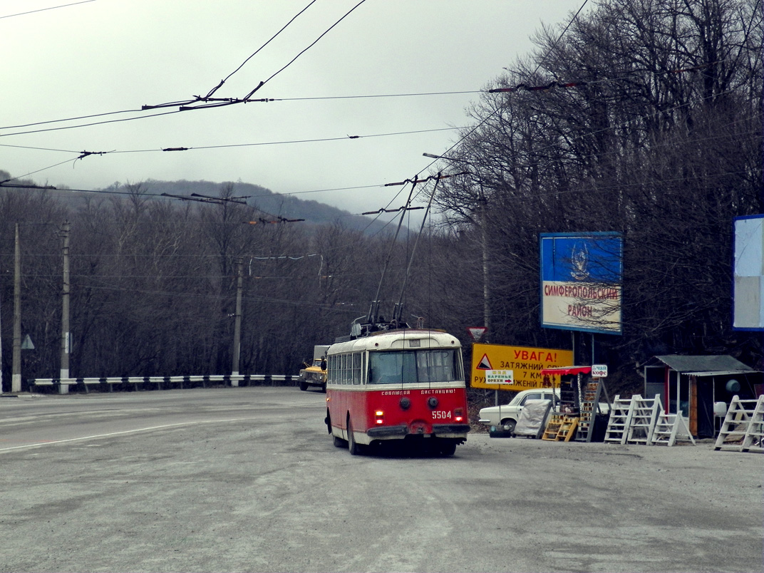 Крымский троллейбус, Škoda 9Tr19 № 5504
