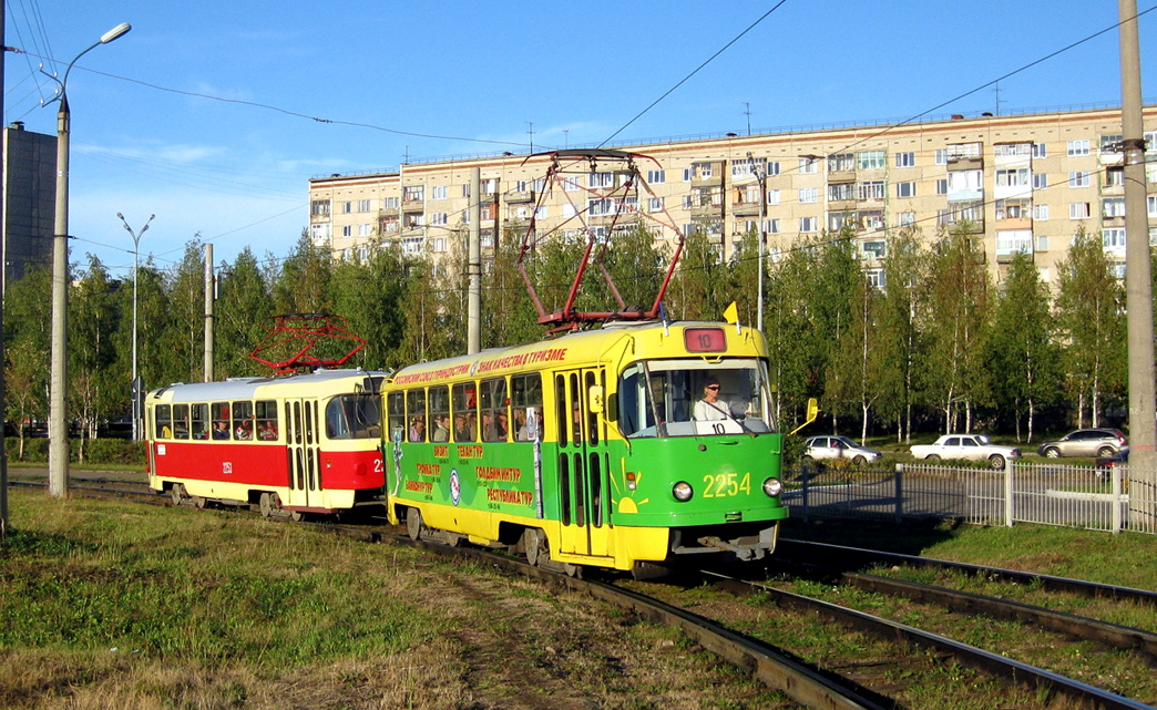 Ижевск, Tatra T3SU (двухдверная) № 2254