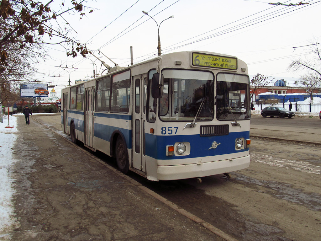 Самара, ЗиУ-682В-012 [В0А] № 857; Самара — Конечные станции и кольца (троллейбус)