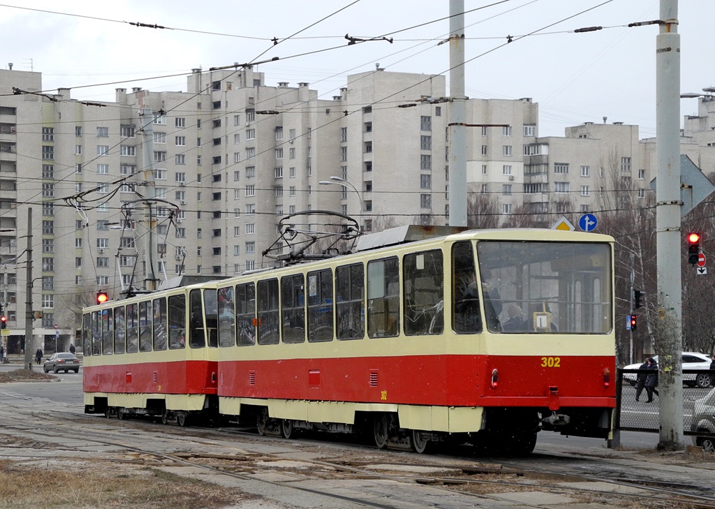 Киев, Tatra T6B5SU № 302