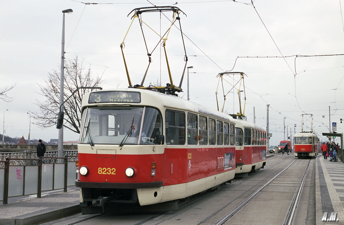 Прага, Tatra T3R.P № 8232