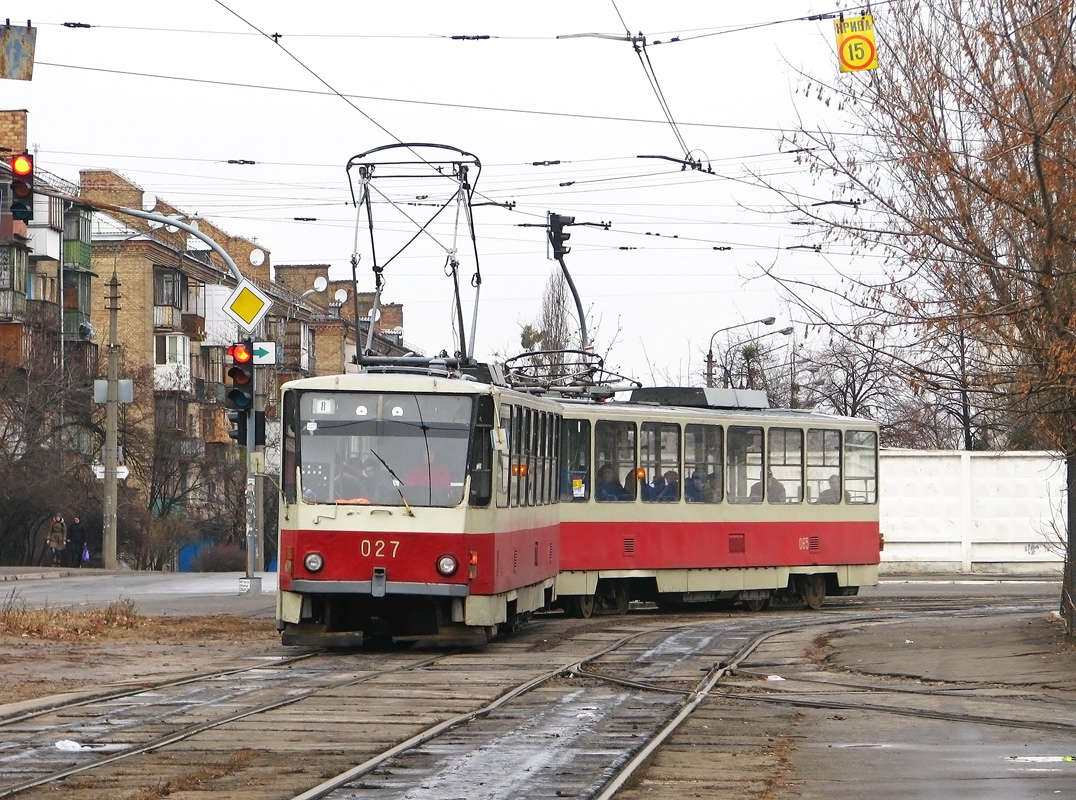 Киев, Tatra T6B5SU № 027
