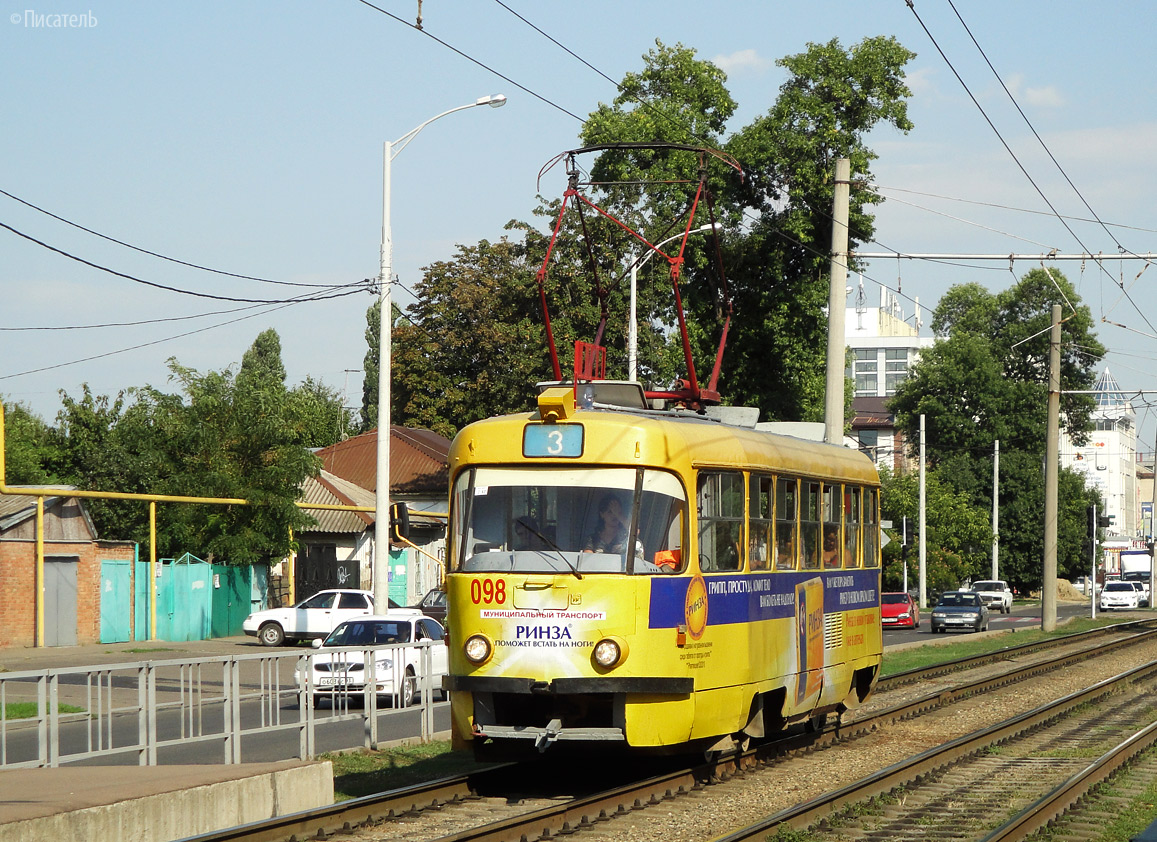 Краснодар, Tatra T3SU № 098
