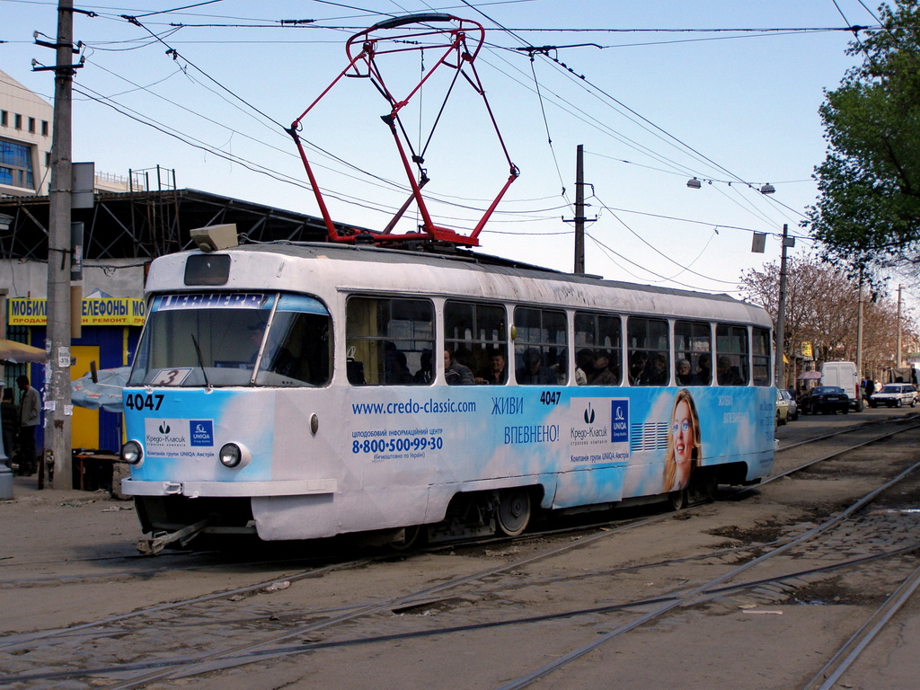 Одесса, Tatra T3SU № 4047
