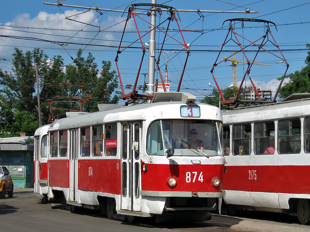 Самара, Tatra T3SU № 874