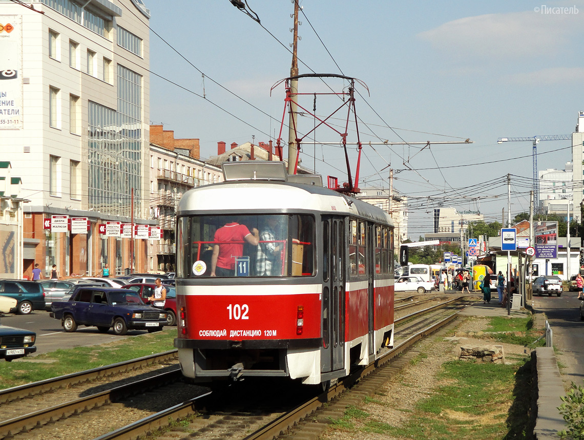 Краснодар, Tatra T3SU № 102