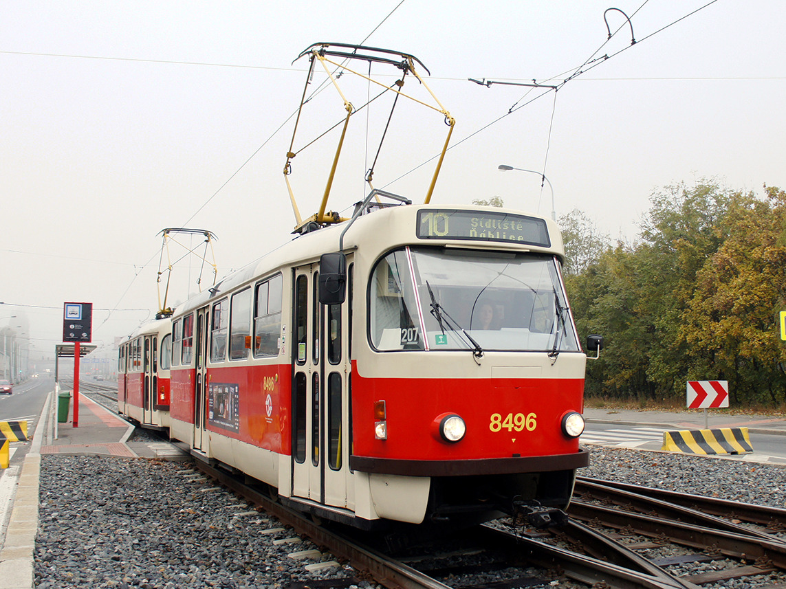 Прага, Tatra T3R.P № 8496