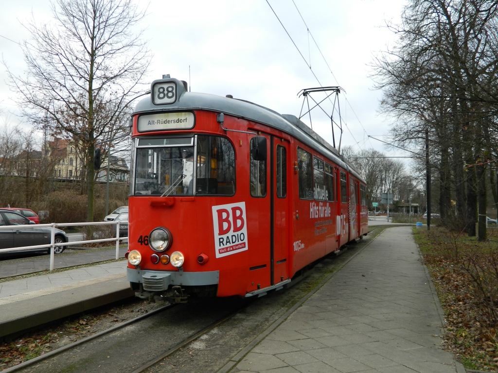 Шёнайхе – Рюдерсдорф, Duewag GT6ZR № 46