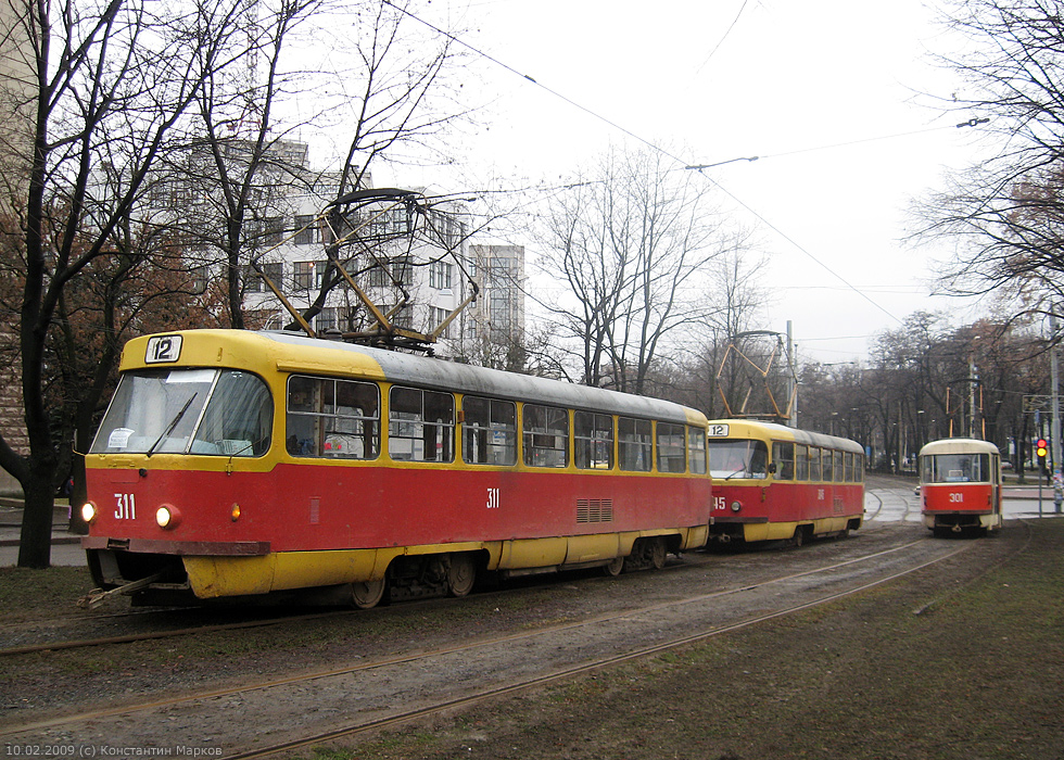 Харьков, Tatra T3SU № 311