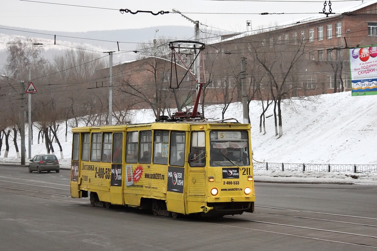 Красноярск, 71-605 (КТМ-5М3) № 211