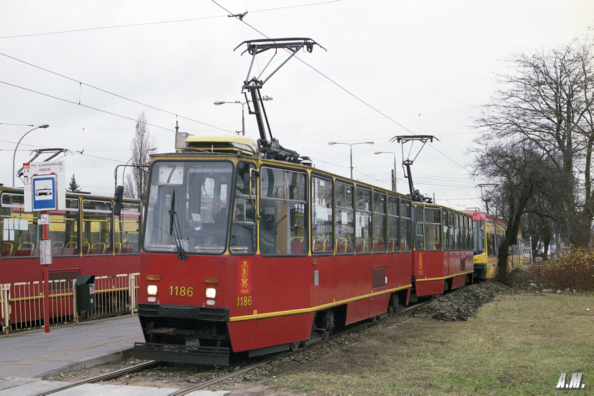 Warsaw, Konstal 105Na № 1186