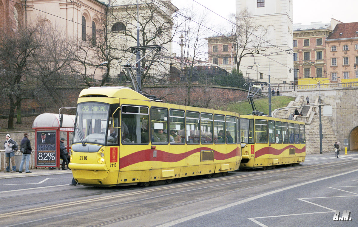 Варшава, Konstal 105N2k/2000 № 2116