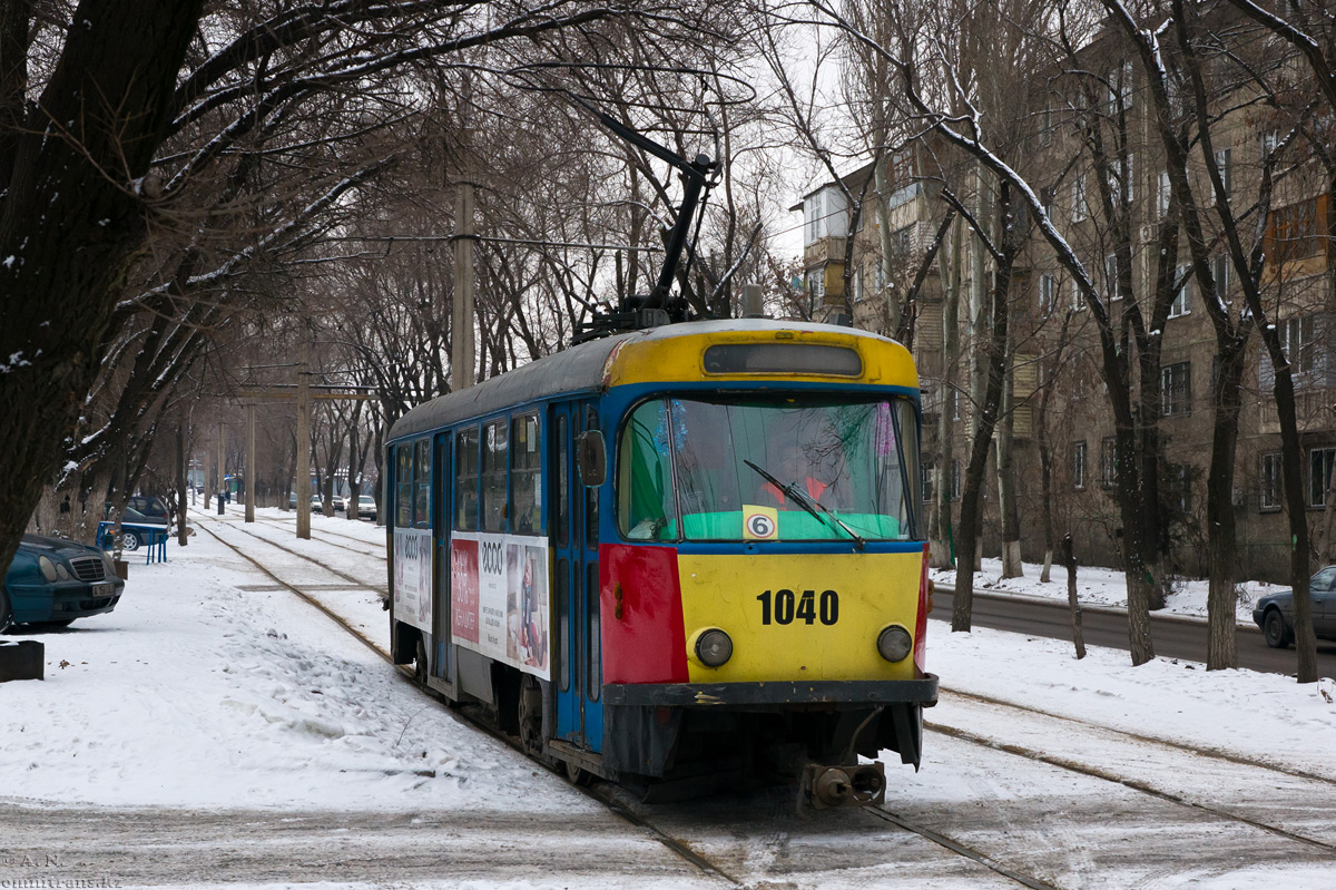 Алматы, Tatra T4D № 1040