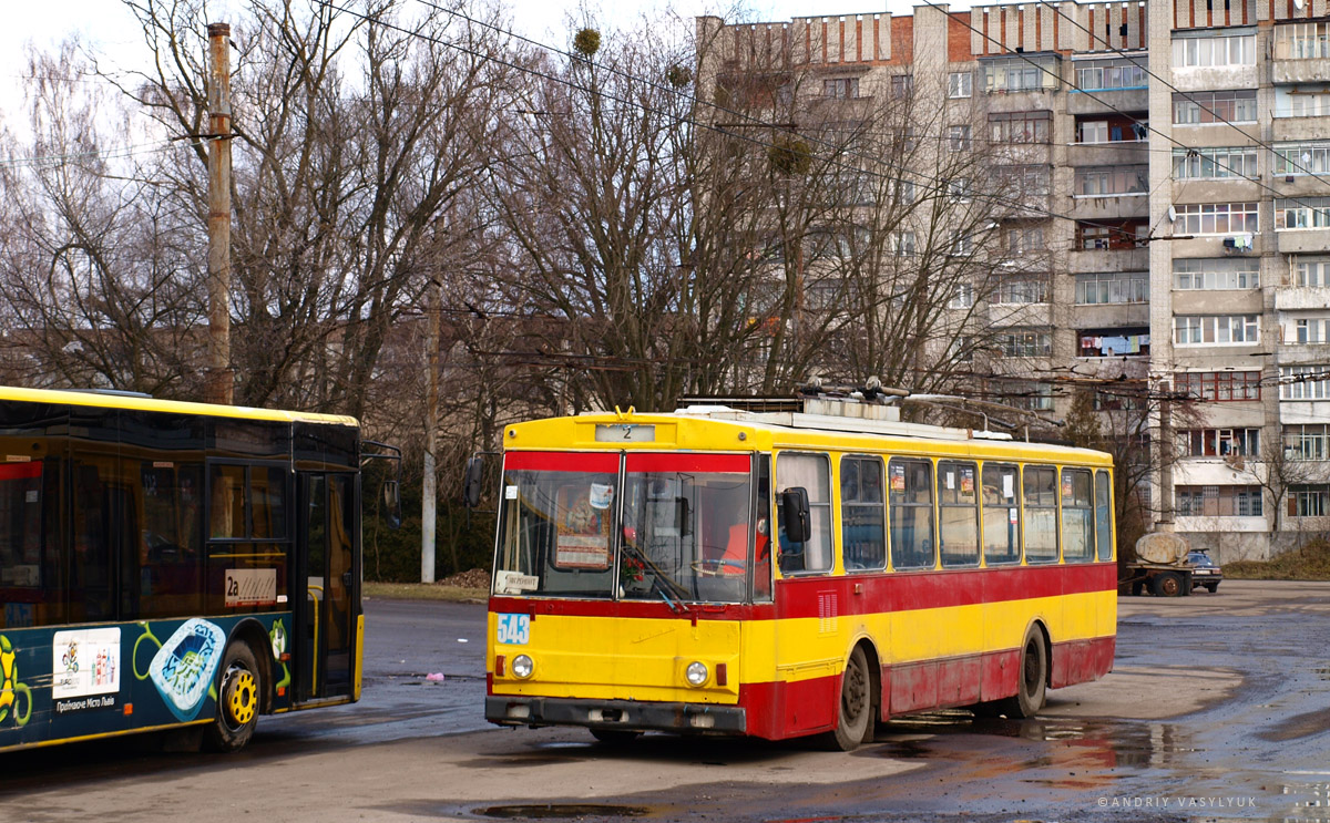 Львов, Škoda 14Tr89/6 № 543