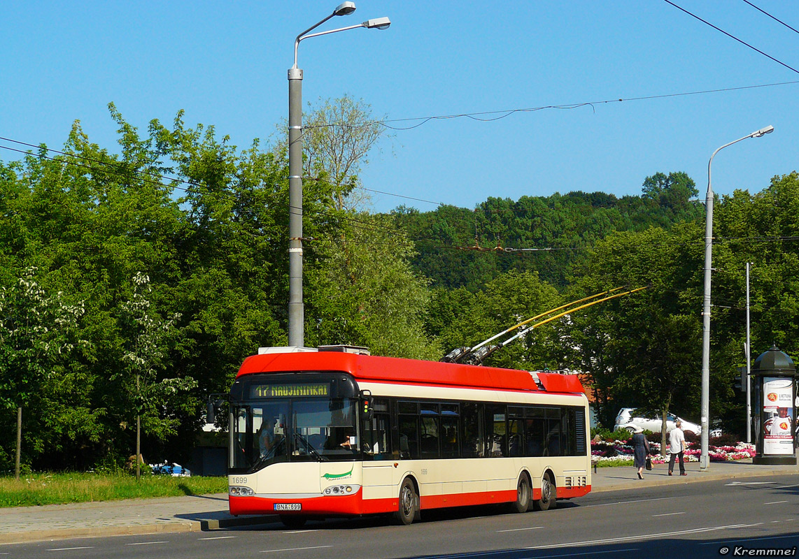 Вильнюс, Solaris Trollino II 15 AC № 1699