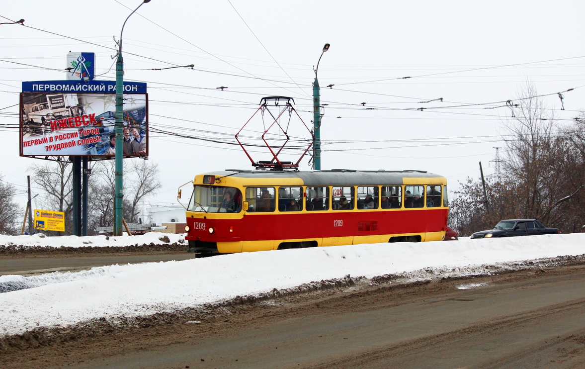 Ижевск, Tatra T3SU № 1209