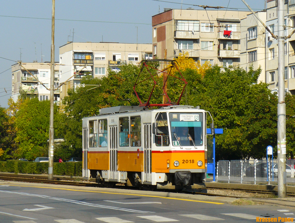 София, Tatra T6A2B № 2018
