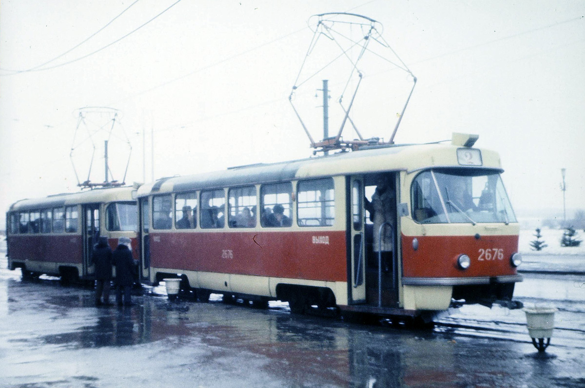 Волгоград, Tatra T3SU (двухдверная) № 2676