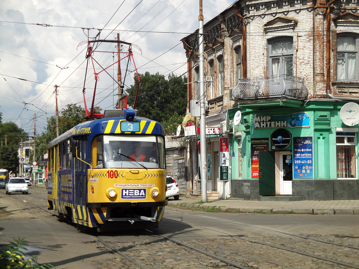 Краснодар, Tatra T3SU № 100