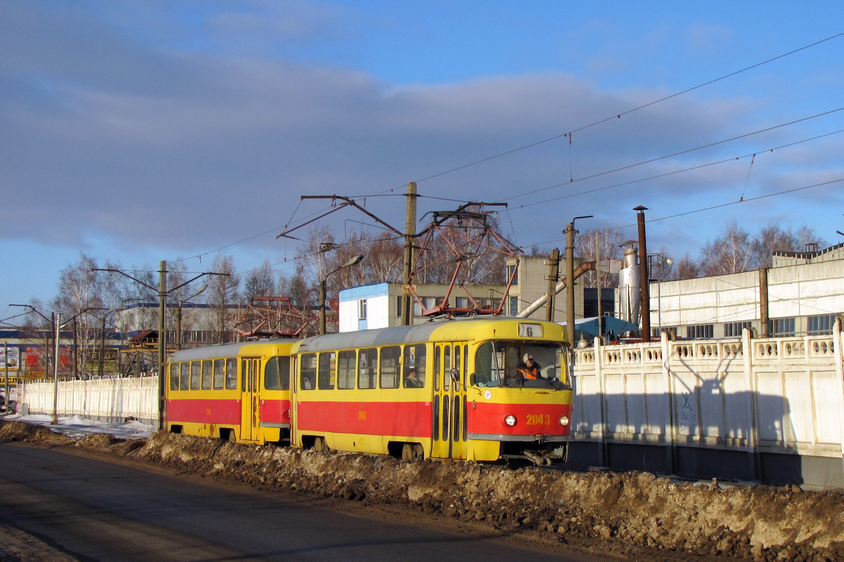 Ульяновск, Tatra T3SU (двухдверная) № 2043