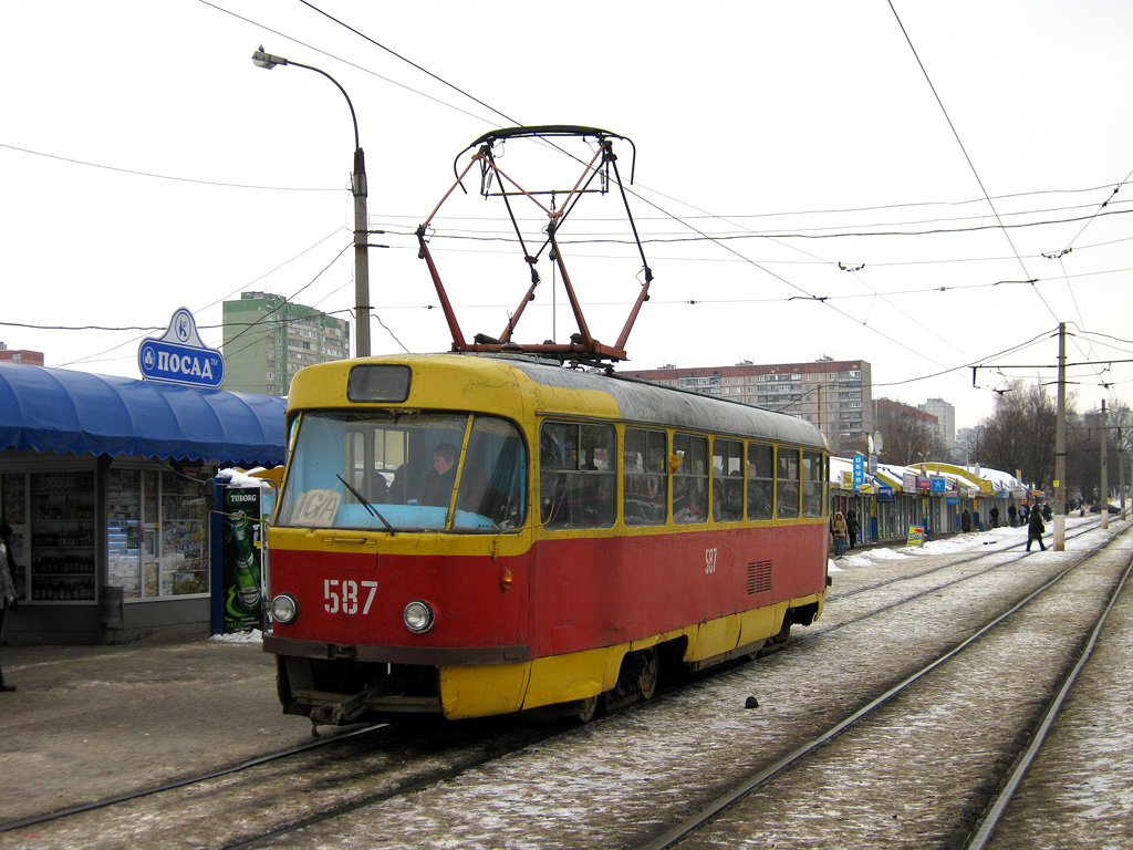 Харьков, Tatra T3SU № 587