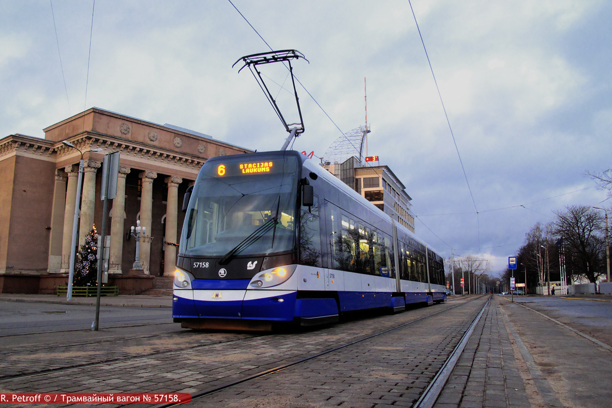 Рига, Škoda 15T ForCity Alfa Riga № 57158