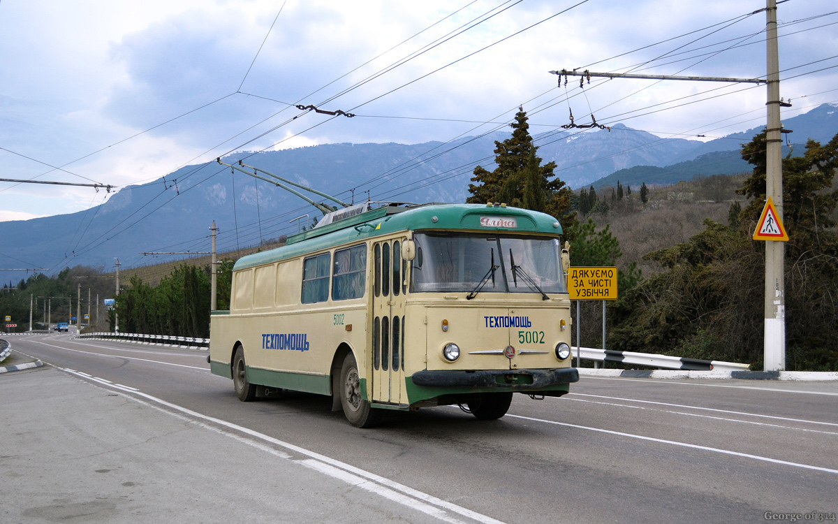 Крымский троллейбус, Škoda 9Tr10 № 5002