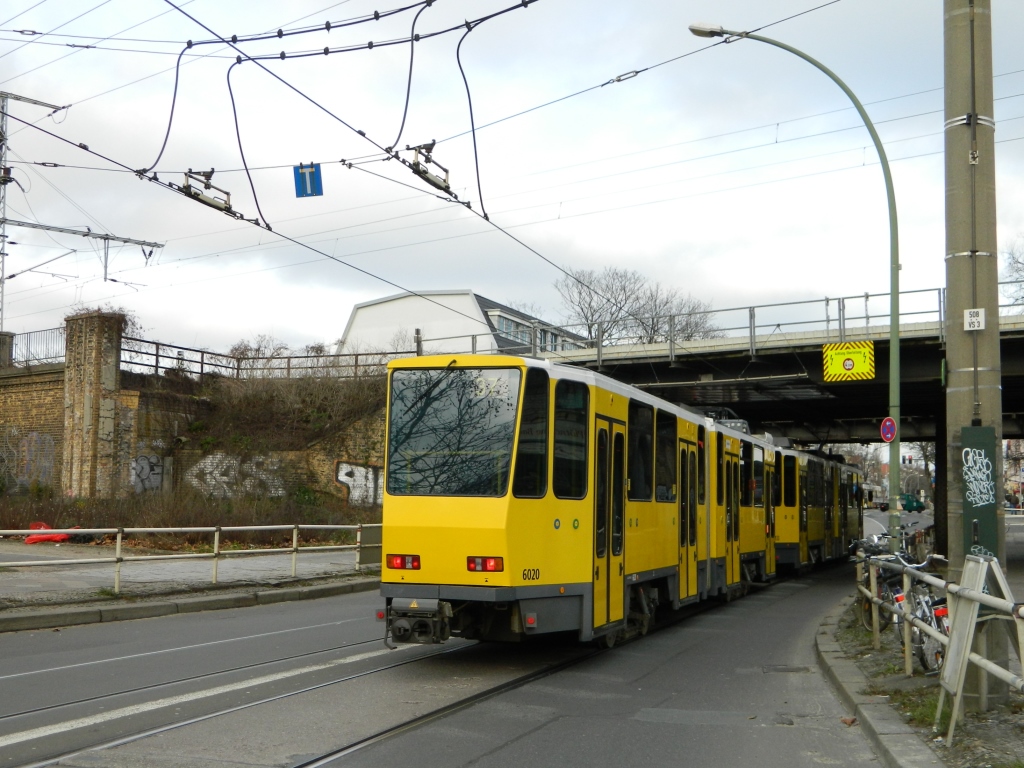 Берлин, Tatra KT4DM № 6020