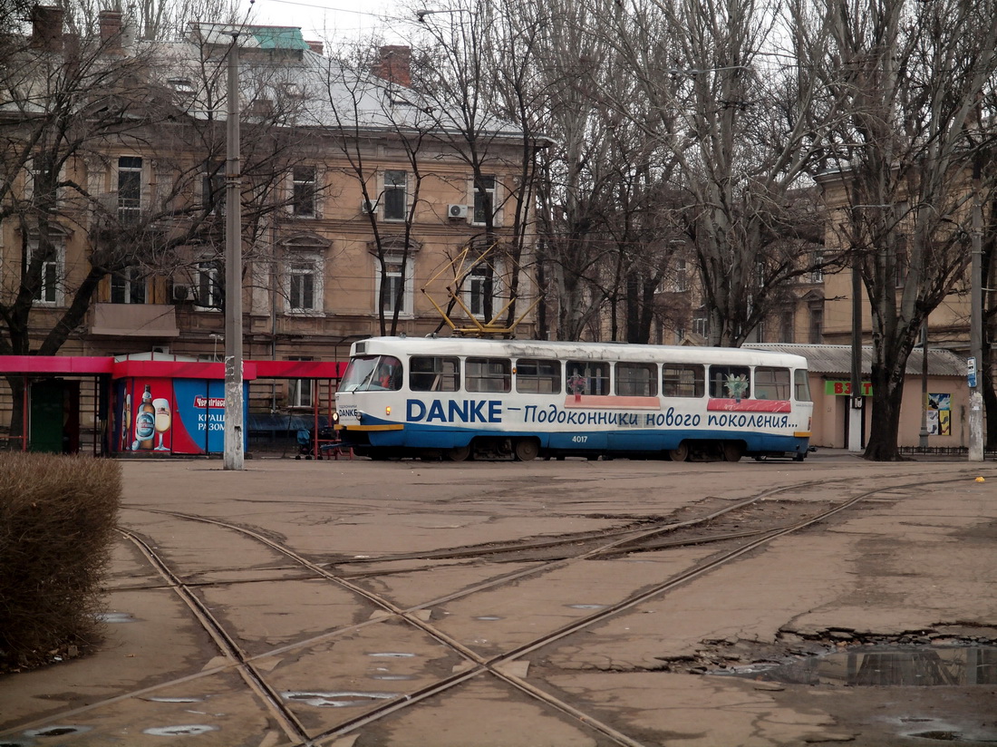 Одесса, Tatra T3R.P № 4017
