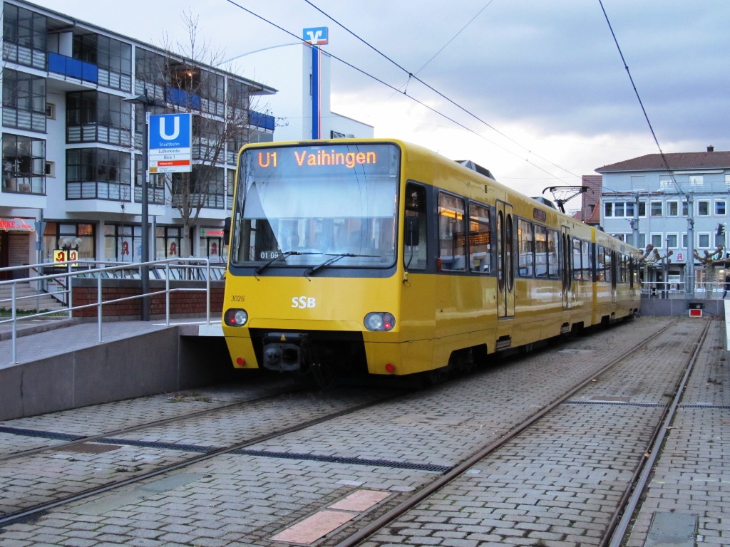 Штутгарт, Duewag DT8.4 № 3026