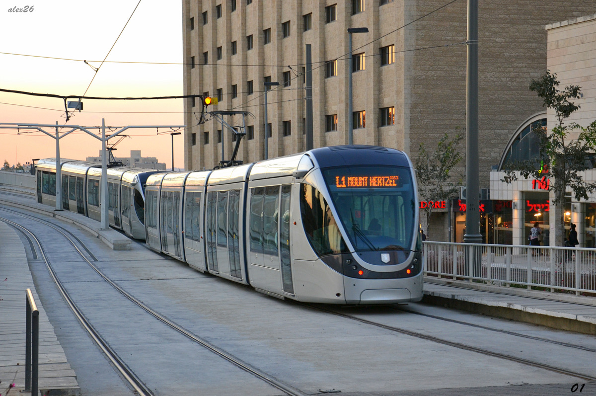 Иерусалим, Alstom Citadis 302 № 01
