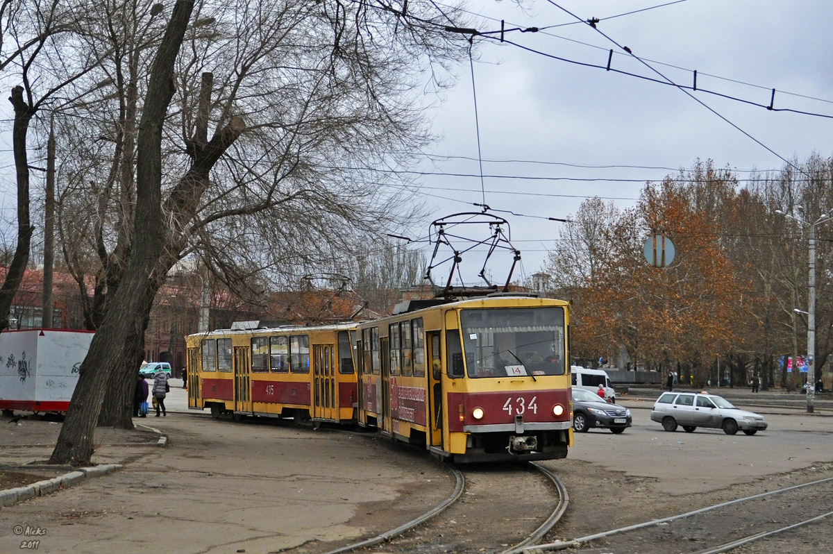 Запорожье, Tatra T6B5SU № 434