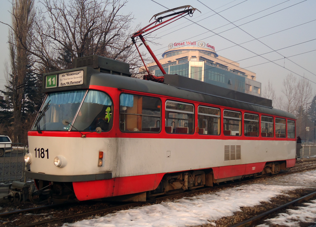 София, Tatra T4DC № 1181