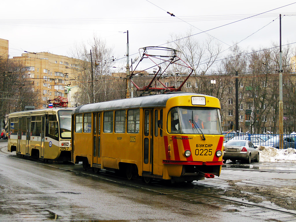 Москва, Tatra T3SU № 0225