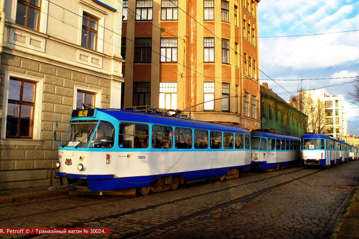 Рига, Tatra T3A № 30024