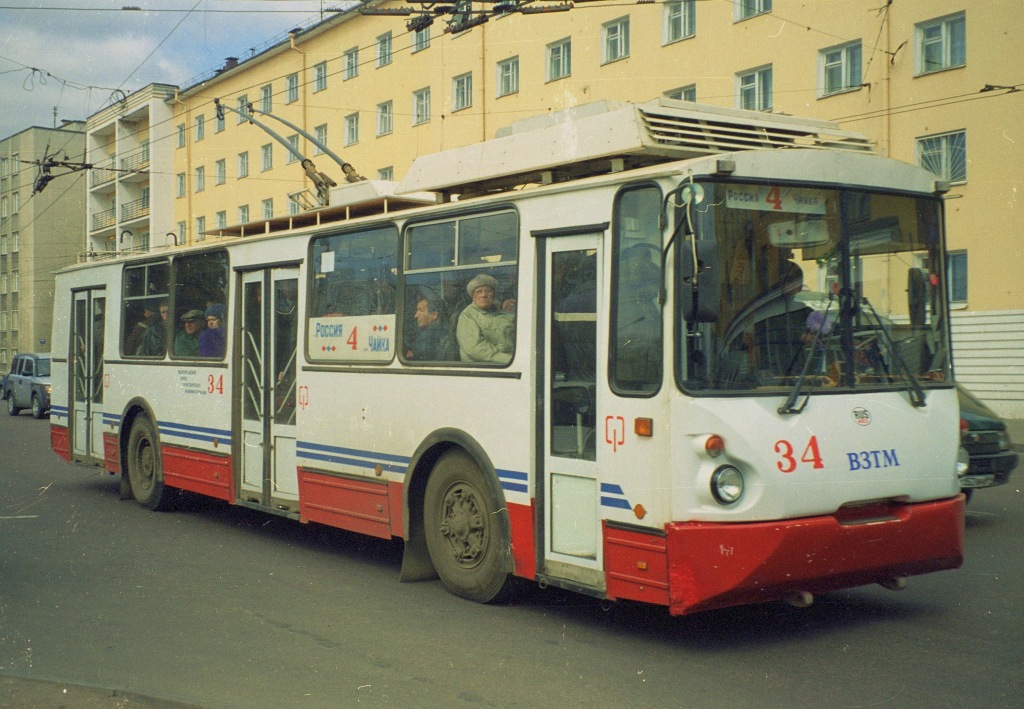 Тверь, ВЗТМ-5284 № 34; Тверь — Тверской троллейбус в начале 2000-х гг. (2002 — 2006 гг.)