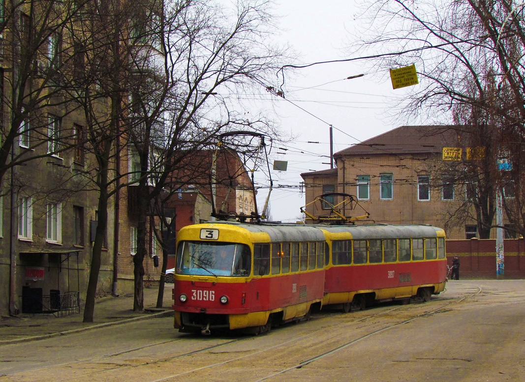 Харьков, Tatra T3SU № 3096
