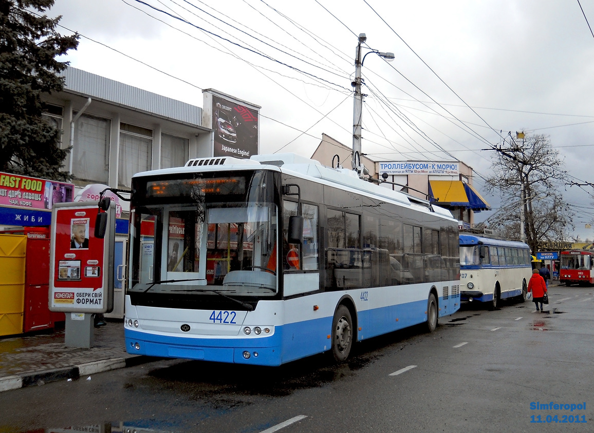 Крымский троллейбус, Богдан Т70115 № 4422
