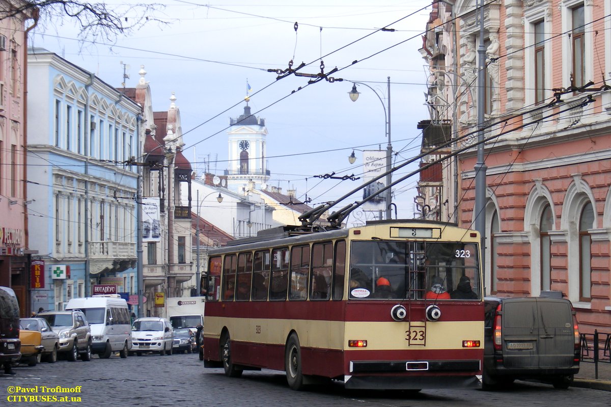 Черновцы, Škoda 14Tr89/6 № 323